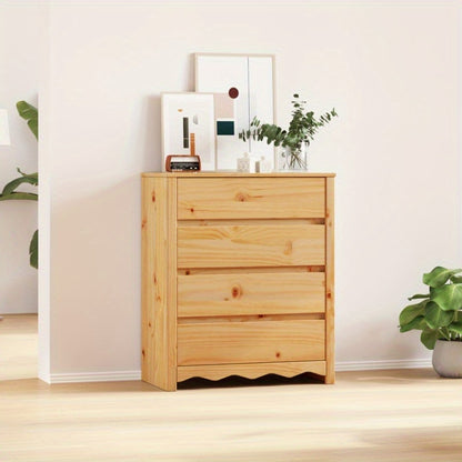 DRAMMEN 76.5x40x91cm Wooden Storage Cabinet with Lockable Shelves - Freestanding Organizer for Home, Office, Bedroom, Bathroom - High-Quality Mixed Wood Construction, Easy Assembly, Compact Design, Bedroom Organizer, Minimali
