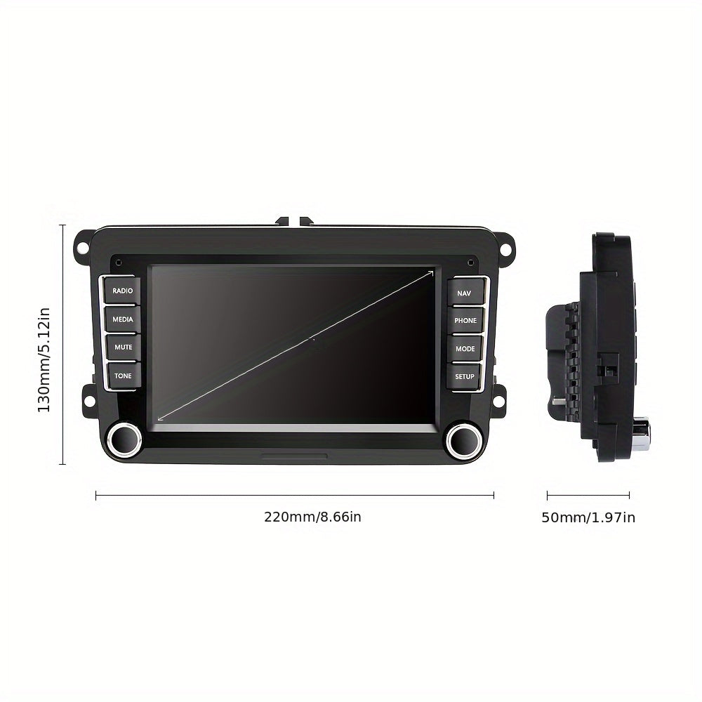 Multifunctioneel Autoradio Systeem – Android Autoradio – Navigatiesysteem – Multimedia Speler – Inbouw Radio – 7 Inch Touchscreen – Achteruitrijcamera Met Nachtzicht