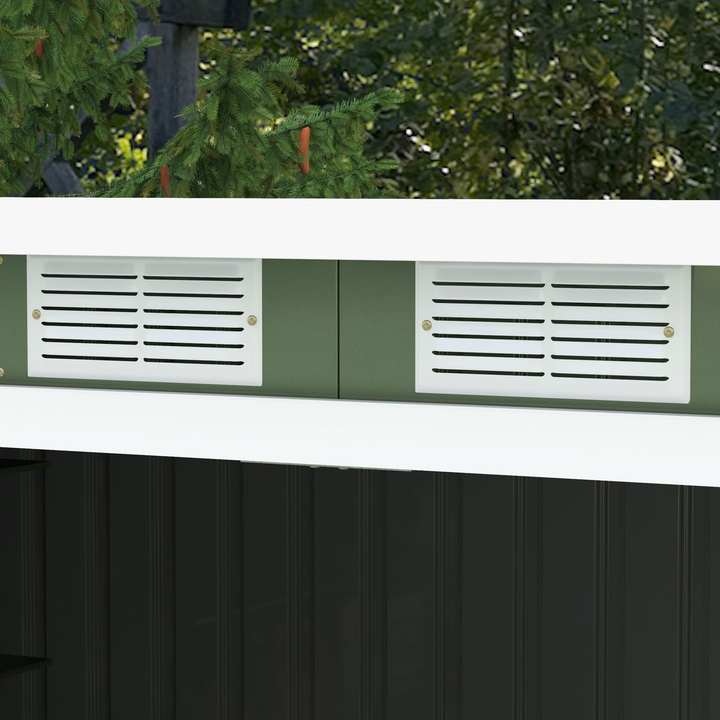 Tuinhuisje – Tuinschuur – Gereedschapsschuur – Berging – Buitenberging – Gegalvaniseerd Staal – Ruime Schuifdeuren 280x130x172 cm