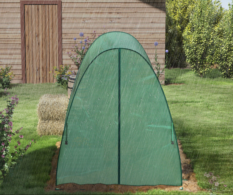 Kweekkas – Tuinkas – Groeikas – Plantenkas – Kas Voor Balkon – Roll-Up Deur – Stevig Stalen Frame – UV- & Winterbestendig – 180x180x200 cm