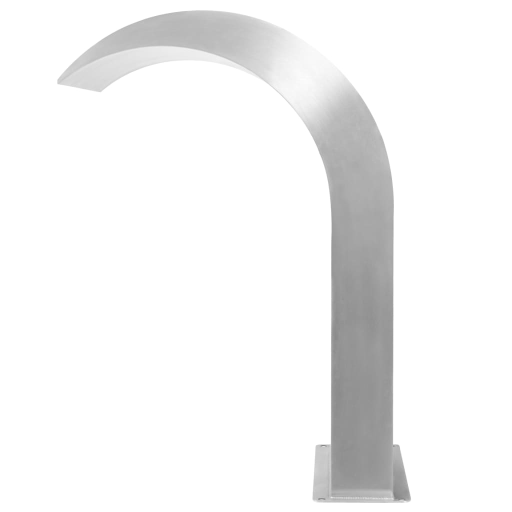 Zwembadfontein – Vijverfontein – Waterornament – Tuinfontein – Decoratieve Fontein – Roestvrij Staal – Chloorbestendig – Compact 45x30x65 cm – Constante Waterstroom