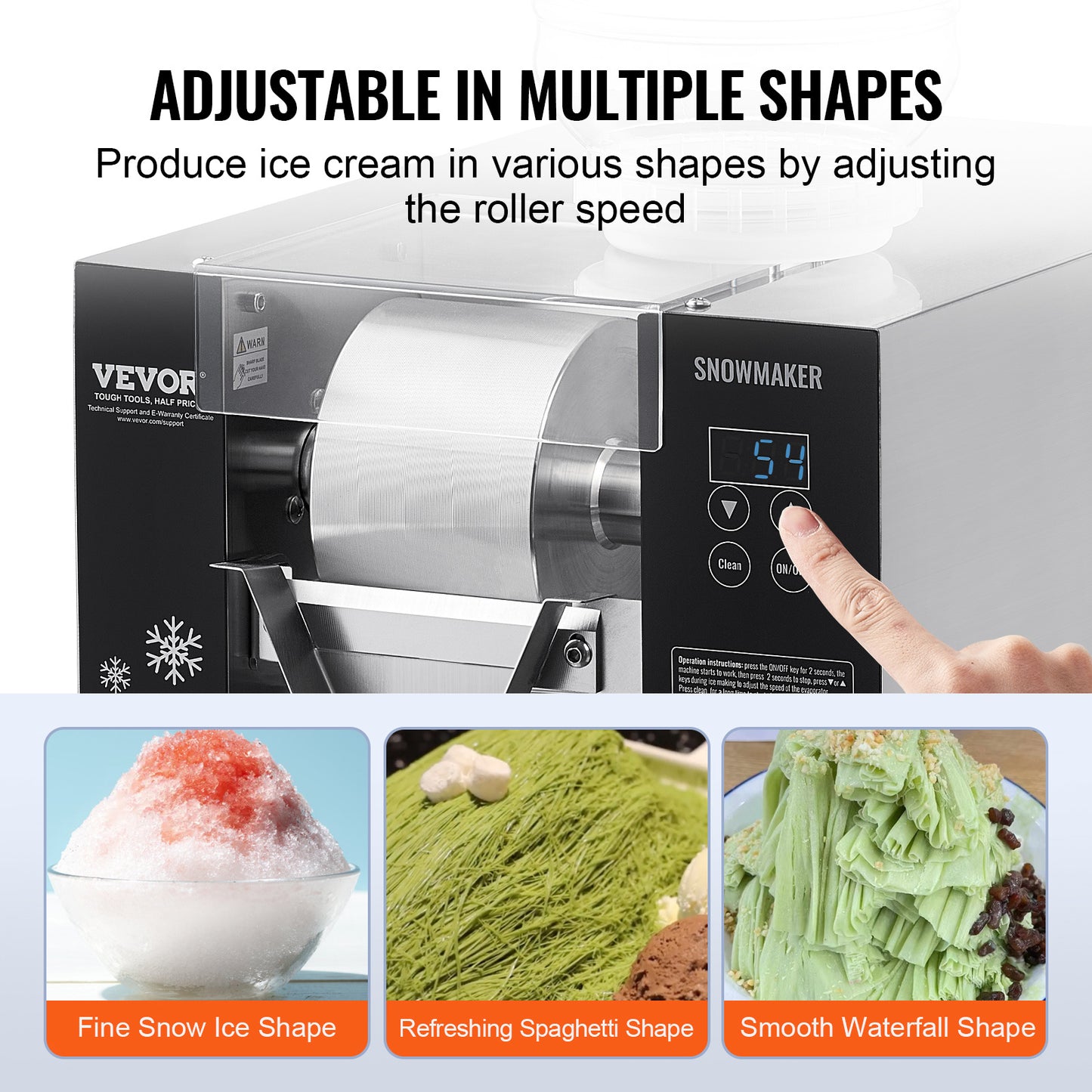 IJsblokjesmachine – IJsblokjesmaker – IJsblokjesmachine Sneeuwvlok – Ice Maker – RVS – 80 kg/24 uur – Snelle Koeling