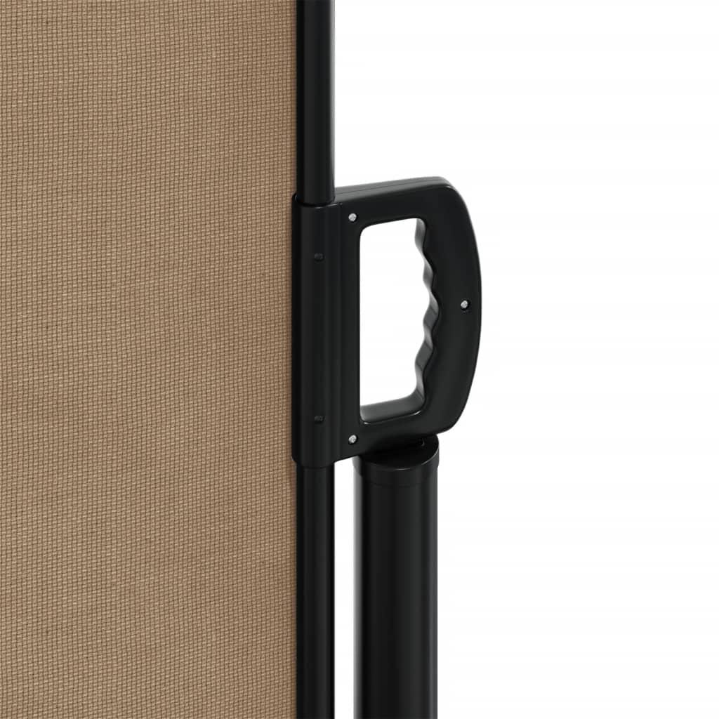 Uitschuifbare Zijwand – Privacy Scherm – Windscherm – Zonwering – Balkonafscheiding – Weerbestendig Materiaal – Eenvoudige Montage - QUORE