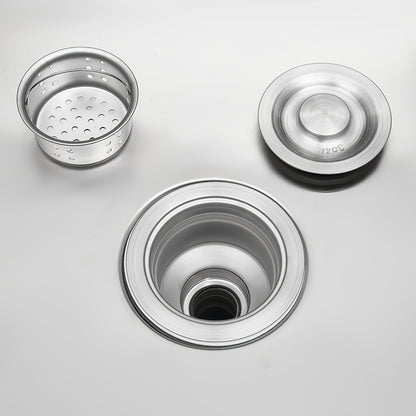 Spoelbak – Vaatbak – Gootsteen – Wasbak – Spoelbakkeuken – RVS – Vrijstaand – Grote Capaciteit 81,5L – Duurzaam 304 Roestvrijstaal
