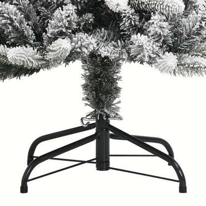 Kunstkerstboom – Nepsneeuw Boom – Kerstversiering – Dennenboom – Flocked Christmas Tree – 150 cm Hoog – PVC & PE Materialen