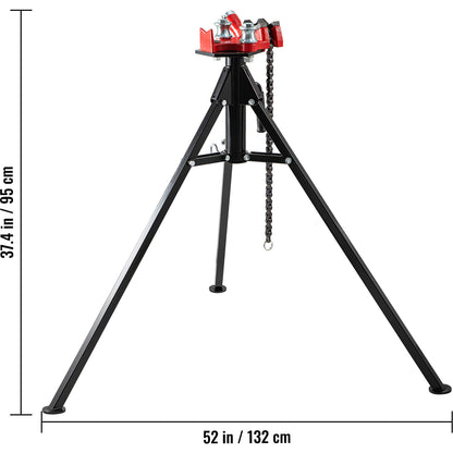 Kettingtang – Kettingbreker – Kettingschakeltang – Kettingsluiter – Kettingschakel Tang – Grote Pijpcapaciteit 1/8"-5" – Slipvaste Ketting 67 cm