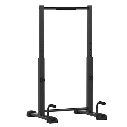Dip Station – Dip Bars – Parallette – Push-Up Station – Krachtstation – Verstelbare Hoogte 93-117 cm – Stalen 5x5 cm Frame Met 540 kg Draagvermogen