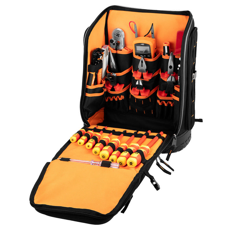 Electrician'S Backpack with 31 Elements - QUORE