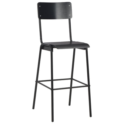 Barset – Barkrukken – Bartafel – Eetset – Zithoek – Compact en Ruimtebesparend – Massief Dennenhouten Tafelblad