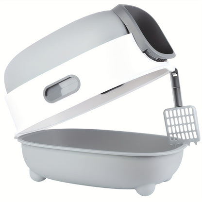 Kattenbak – Kattentoilet – Kattenbakken – Kattenbak Accessoires – Toilet Trainingssysteem – Ruimtebesparend – Duurzaam ABS kunststof – 39x56x40 cm – Hygiënisch & Makkelijk schoon te maken