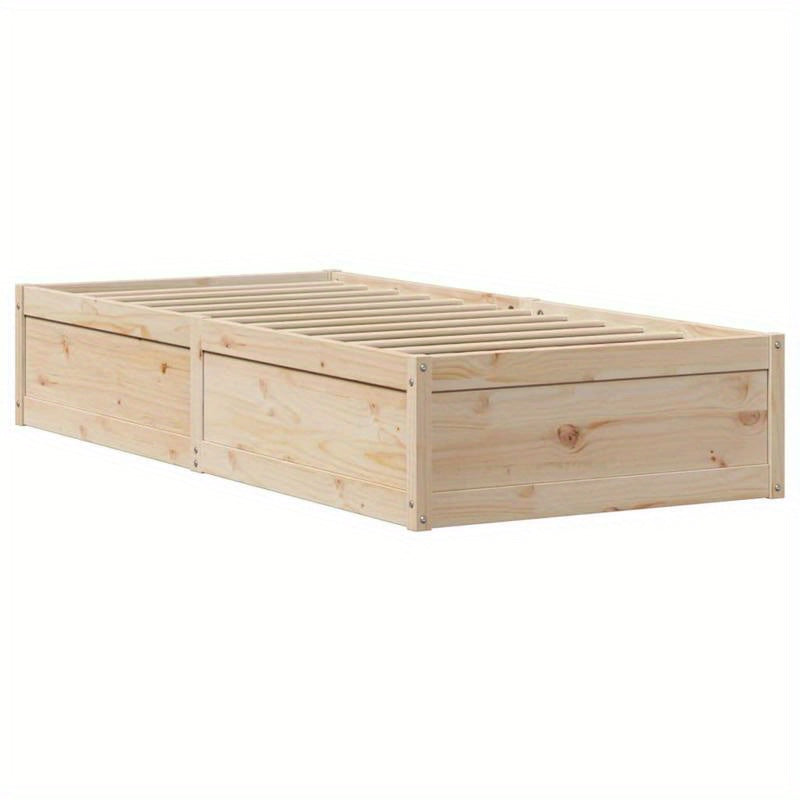 Bedframe – Huisbed – Eenpersoonsbed – Bedbodem – Slaapbank – Marrone – Massief Dennenhout – 90x190 cm – Stevig & Duurzaam
