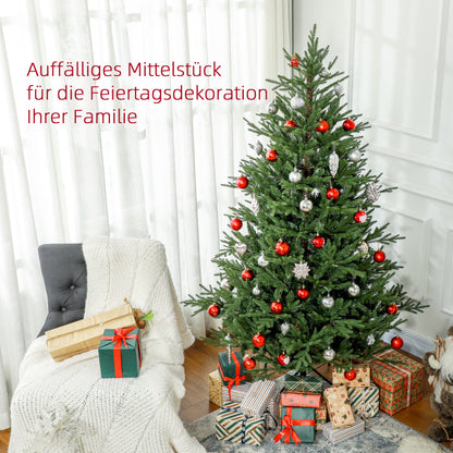 Kerstboom Kunstkerstboom Kunstboom Nepboom Dennenboom – 183 cm Hoog – Brandvertragend Kunststof – Snelle Montage Met Metalen Standaard