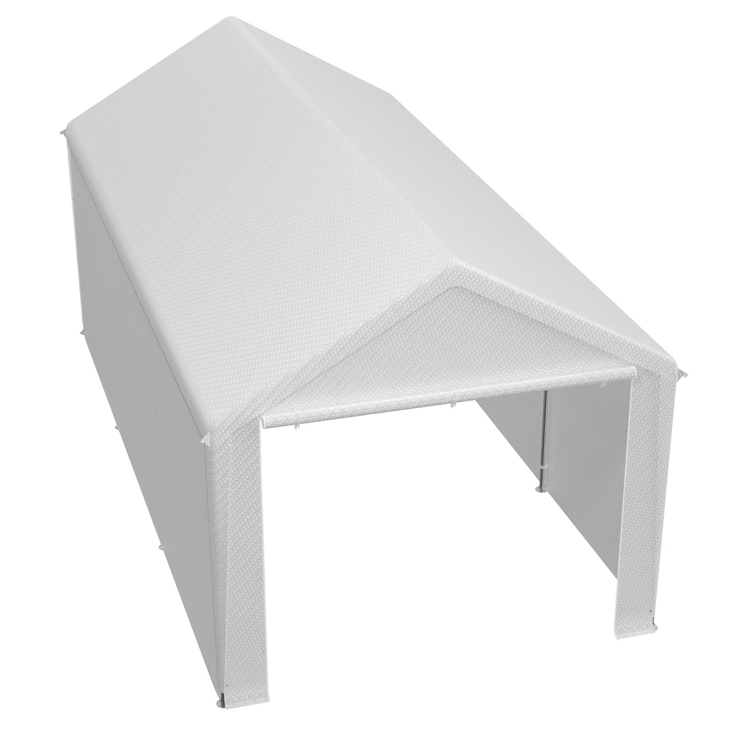 Opvouwbare Opslagtent – Tuinkantoor – Garage Tent – Feesttent – Buitenschuur – 4x6 Meter – Stevig Gegalvaniseerd Staal – Rolluiken Met Rits
