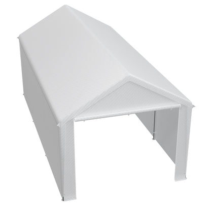 Opvouwbare Opslagtent – Tuinkantoor – Garage Tent – Feesttent – Buitenschuur – 4x6 Meter – Stevig Gegalvaniseerd Staal – Rolluiken Met Rits
