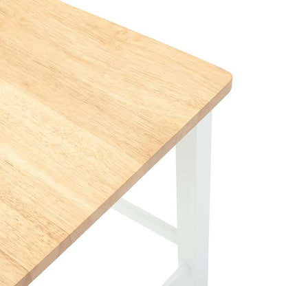 2pcs White Solid Wood Modern Bar Stools with Backrests - Heavy-Duty -like Particle Board, Square Counter Height Chairs Island, Breakfast Nook, Cafe - Easy Assembly ( Wood Grain)