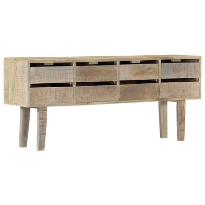 Massief Houten Dressoir – Sideboard – Opbergkast – Kast – Balie – Massief Mangohout – 140x30x60 cm – Verwijderbare Opbergruimte
