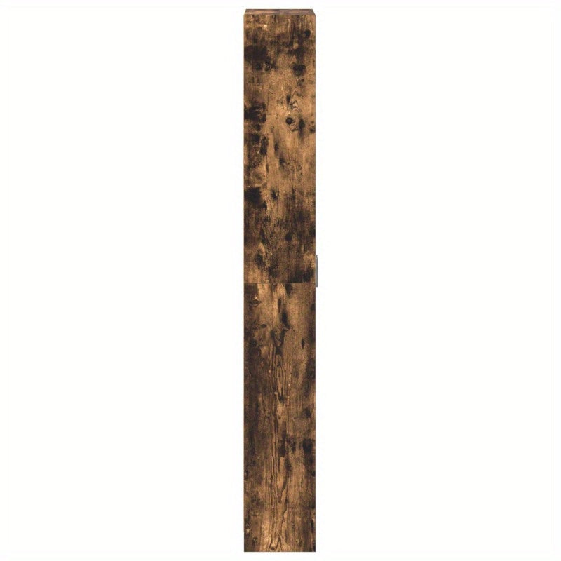 Kledingkast Modern – Garderobekast – Linnenkast – Kasten – Bergkast – Smoked Oak Finish – Ruimtebesparend Ontwerp (55x25x189 cm)