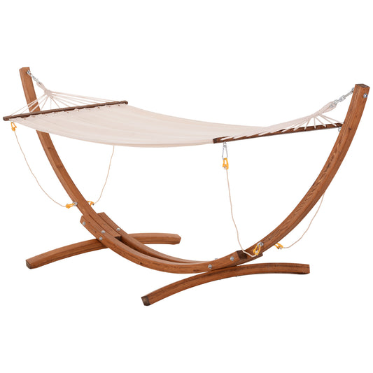 Hangmatstandaard – Hangmatframe – Tuinhangmat – Hangmatsteun – Boomhangoord – Houten Standaard – Weerbestendig – Max 120 kg Belastbaar
