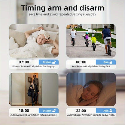 Alarmsysteem – Draadloos – Beveiliging – Inbraakpreventie – Smart Home – Wifi Connectiviteit – RFID & SOS Knop – 433 MHz Frequentie