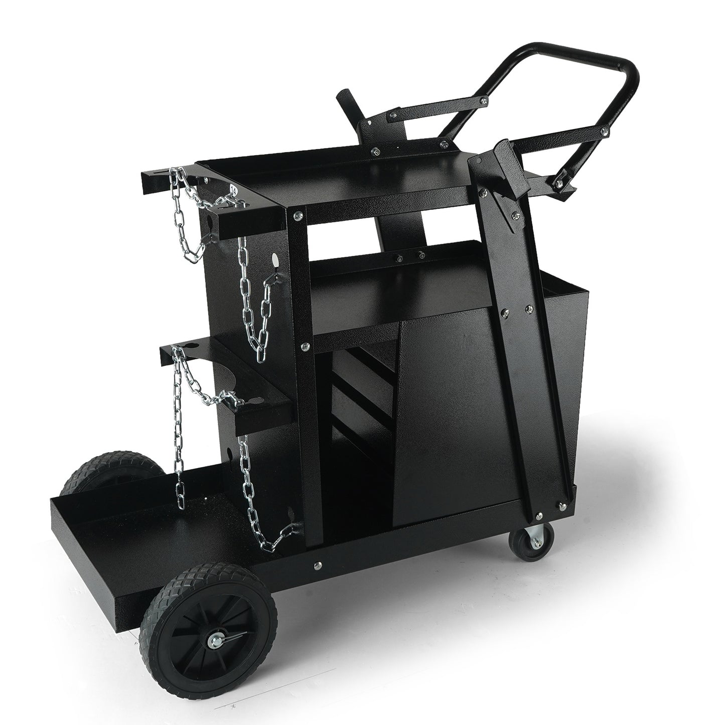 Laswagen – Lasgereedschapwagen – Laswagen met Laden – Lasgereedschapswagen – Lasapparaatwagen – 265 lbs Draagvermogen – 360° Zwenkwielen