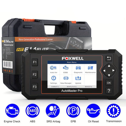 OBD2 Scanner – Autodiagnose Tool – Codelezer – Foutcode Scanner – Auto Diagnoseapparaat – Volledige Systeemdiagnose – Olie Reset Functie – Check Engine Uitlezen