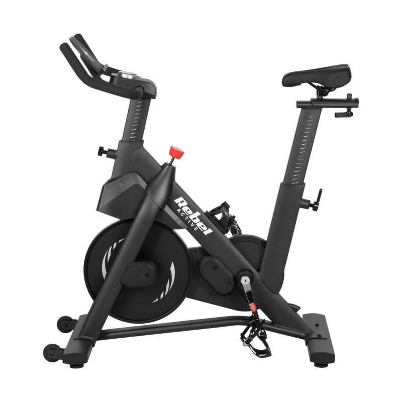 Hometrainer – Spinningfiets – Fitnessfiets – Indoorfiets – Trainfiets – Verstelbaar Zadel en Stuur – 12 kg Vliegwiel – LCD Display – Max 120 kg Belastbaar