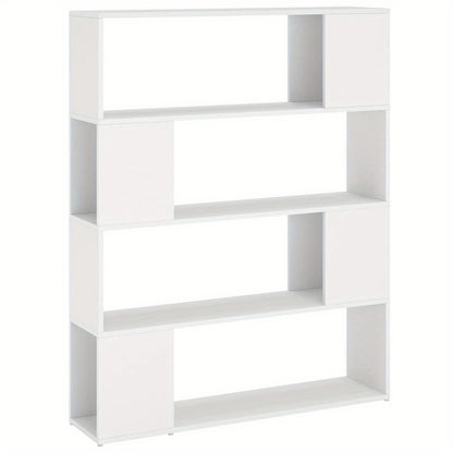 Boekenkast Wit – Room Divider – Opbergkast – Wandkast – Vakkenkast – Modern Design – 100x24x124 cm – Multifunctioneel Voor Woonkamer & Kantoor