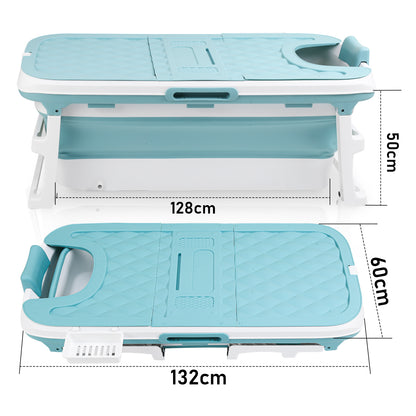 Opvouwbaar bad – Opvouwbare badkuip – Zitbad – Ligbad – Mobiel bad – 149 cm – Compact en ruimtebesparend design – Duurzaam PP en TPE materiaal