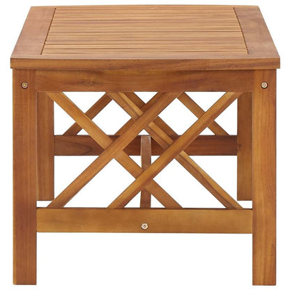 Salontafel – Koffietafel – Tafel – Meubel – Houten Tafel – Massief Acaciahout – 102x50x43 cm – Olieafwerking