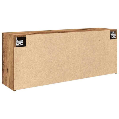 Badkamerkast – Badkamermeubel – Opbergkast – Wandkast – Kast Braun – Ruimtebesparend – Vochtbestendig MDF – Rustieke Houtlook – 100x25x40 cm – Eenvoudige Montage