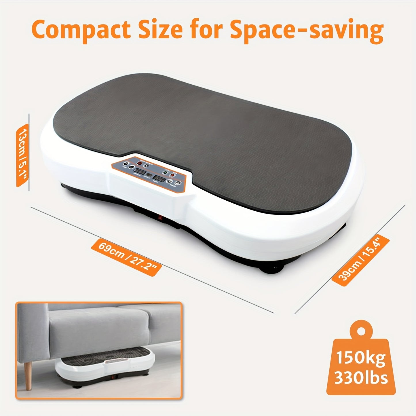 Trilplaat – Vibratieplaat – Vibration Plate – Powerplate – Fitnessapparaat – 3 Intensiteitsniveaus – Max. 150 kg Draagvermogen