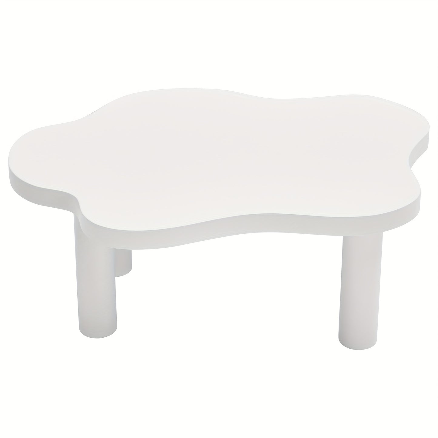 Salontafel Wolkvorm – Koffietafel – Bijzettafel – Woonkamertafel – Design Tafel – Wit – Duurzaam Kunststof – Eenvoudige Montage