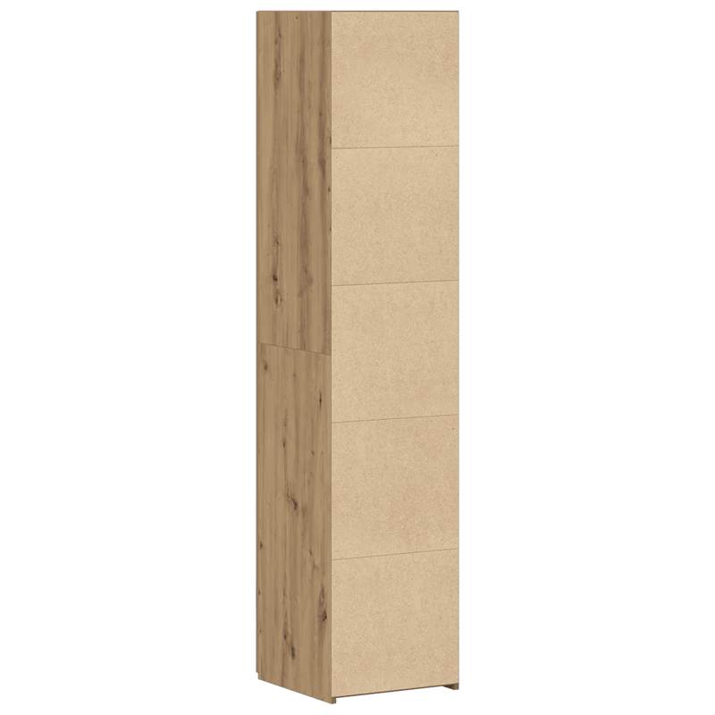 Opbergkast – Bergkast – Kasten – Opbergrek – Highboard – Artisan Oak Houtlook – Compact 40x42,5x185 cm – Stijlvol en Duurzaam