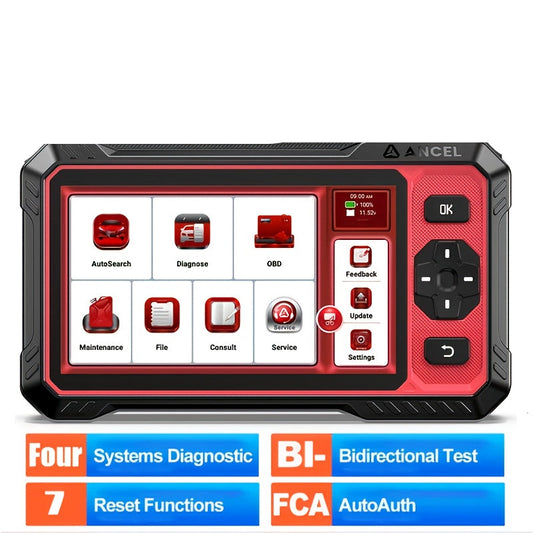 OBD2 Scanner – Auto Diagnosetool – Foutcodelezer – Code Scanner – Diagnoseapparaat – Compact Formaat – EPB Reset & Stuurhoeksensor Kalibratie