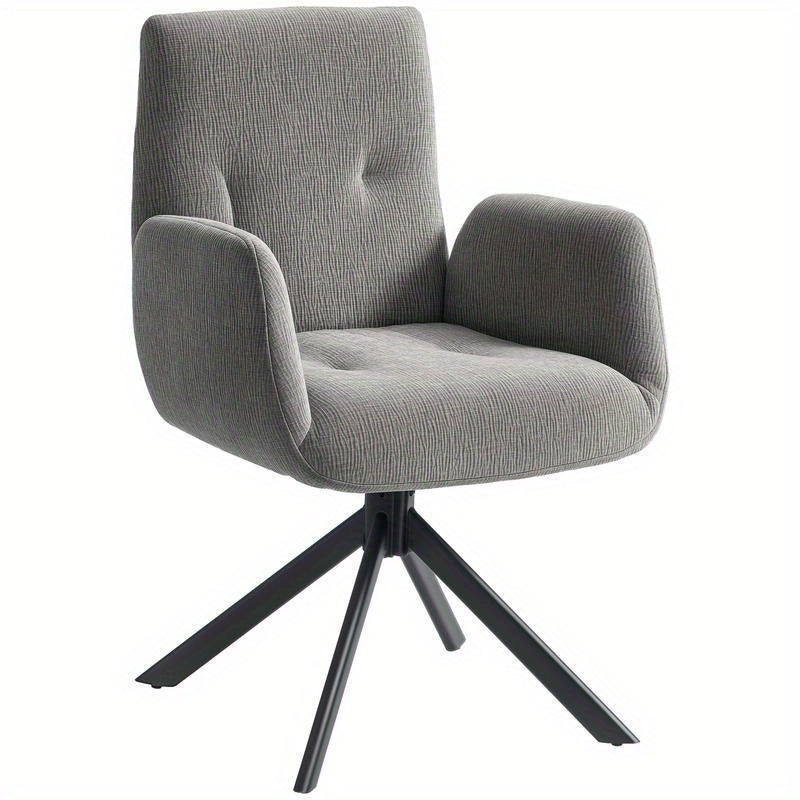 Draaifauteuil – Fauteuil – Relaxstoel – Leunstoel – Zithoekstoel – Ergonomisch Design – Zachte Foam Vulling