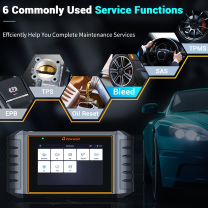 Autodiagnosetool – Diagnoseapparaat – Foutcode Scanner – OBD II Interface – Auto Scanner – Bidirectionele Communicatie – ECU Codering – Sleutelprogrammering Zonder Batterij
