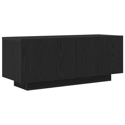 TV-meubel – Tv-kast – Media meubel – TV-standaard – Entertainmentkast – Noir – Strak en duurzaam composietmateriaal – Compact 120 cm breed