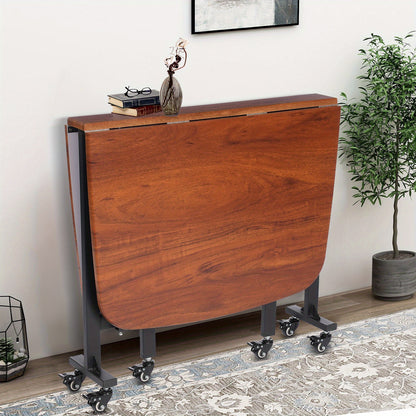 Klaptafel – Vouwtafel – Campingtafel – Tuintafel – Plooitafel – Extra Groot 120x80x75 cm – Stevig Hout & Staal – Ruimtebesparend & Mobiel