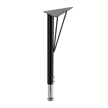 Verstelbare Tafelpoten – Tafelpoten Met Verstelbare Hoogte – Meubelpoten – Bureau Poten – Eettafel Poten – Zwarte Metalen Constructie – Verstelbaar 44,5-73,5 cm – Antislip Rubber Voetjes – Stevig Tot 300 kg