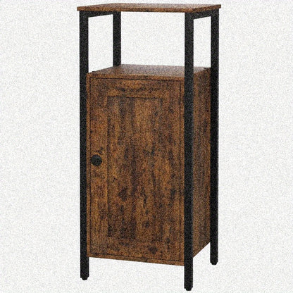 Sidetable – Consoletafel – Bijzettafel – Wandtafel – Industrieel – Verstelbaar Legblad – Robuust Metalen Frame – Compact 34x30x80 cm