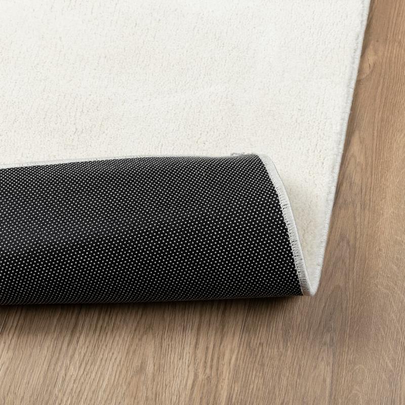 Vloerkleed – Tapijt – Karpet – Mat – Kleed – Crème Kortpolig – Antislip – Machinewasbaar – 240x340 cm – Polyester
