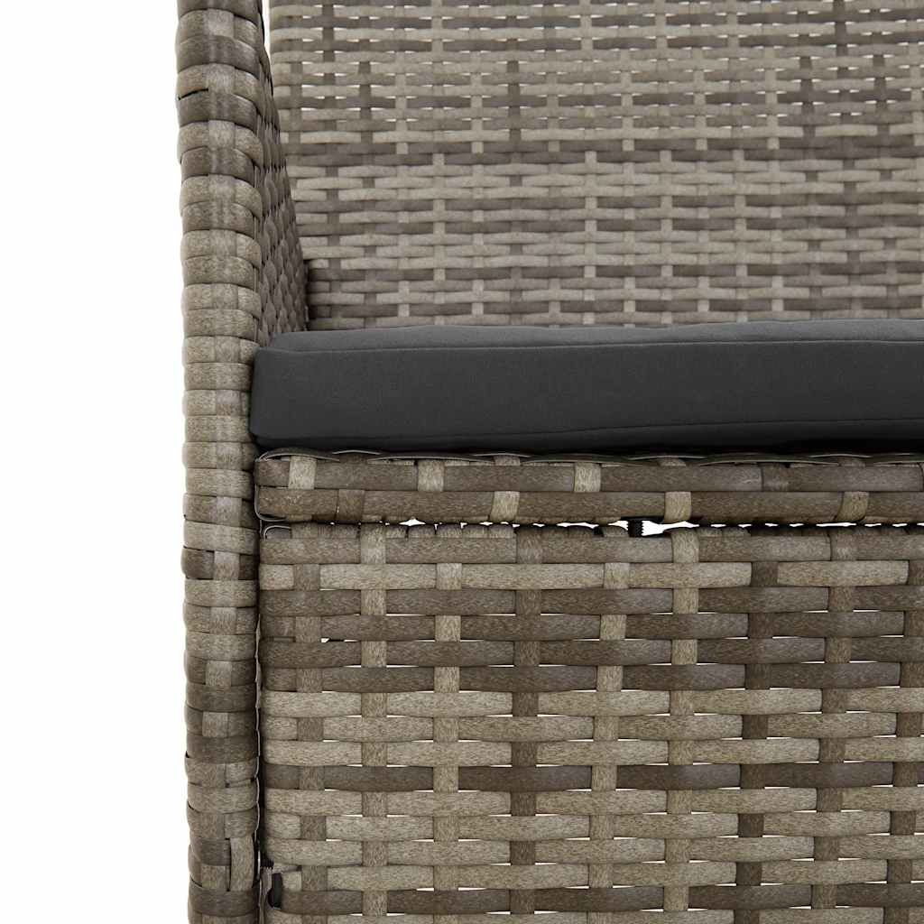 Loungeset – Tuinset – Loungesets – Loungebank – Balkonset – Poly Rattan – Inclusief Zachte Afneembare Kussens
