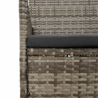 Loungeset – Tuinset – Loungesets – Loungebank – Balkonset – Poly Rattan – Inclusief Zachte Afneembare Kussens