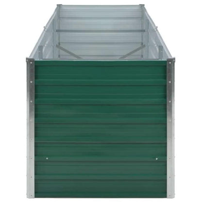 Moestuinbak – Verhoogde Kweekbak – Tuinbed – Plantenbak – Kruidenbak – Gegalvaniseerd Staal – Weerbestendig & Roestvrij – 239x80x77 cm – Met Verbeterde Drainage