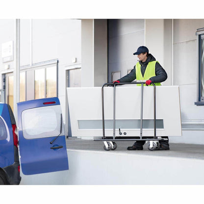 Steigerwagen – Transportkar – Steekwagen – Plateauwagen – Steekkar – Max. Draagkracht 500 kg – Robuust Stalen Frame