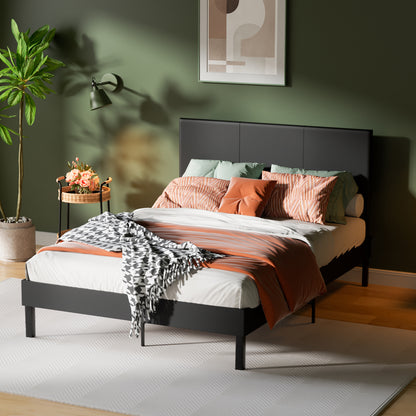 Bed Frame Robust Bed Frame Slatted Frame Maximum Load Capacity 350 Kg for Imitation Leather 120*200CM/140*200CM