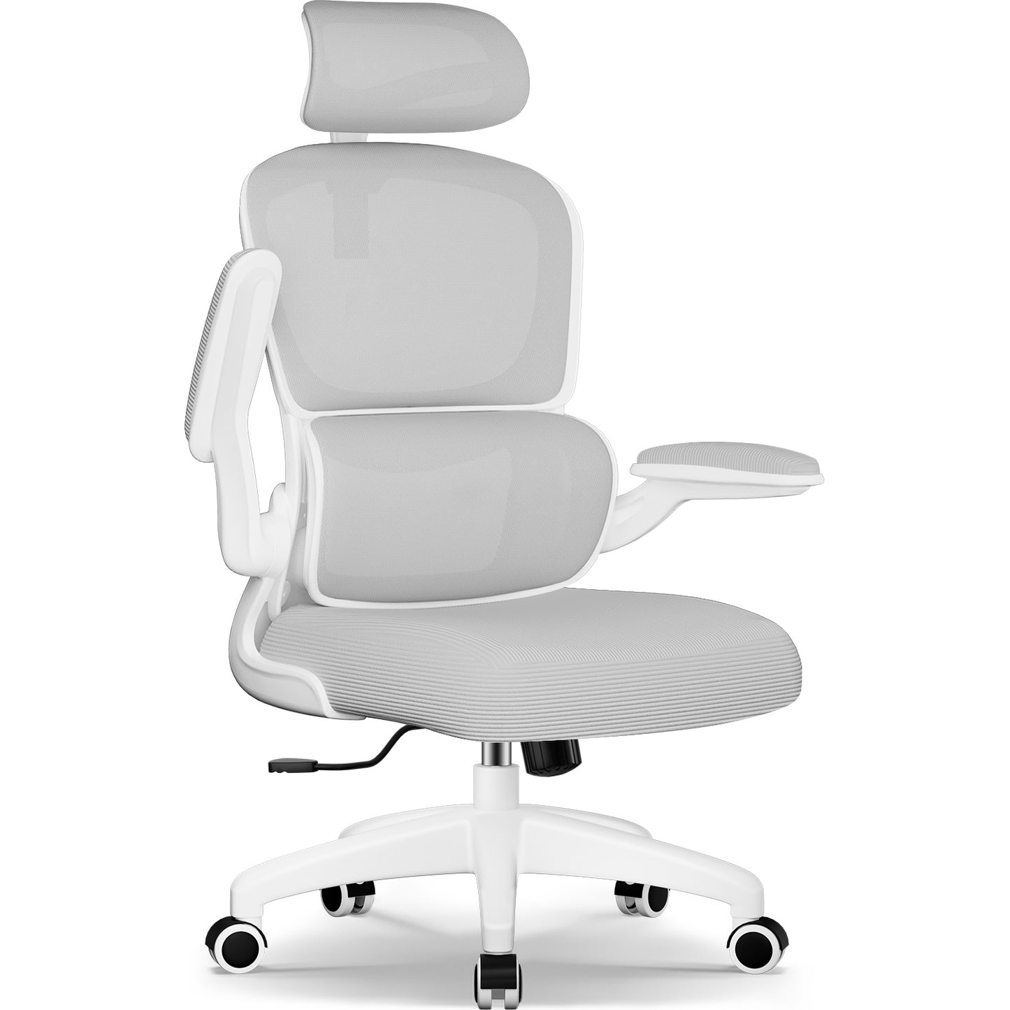 Office Chair with Adjustable Headrest, Armrests, and Lumbar Support, Load Capacity up to 150 kg