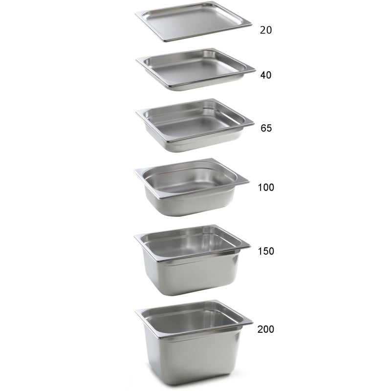 GN 2/1 Stainless Steel Container Profi Line, Height 200 mm - Hendi 801109
