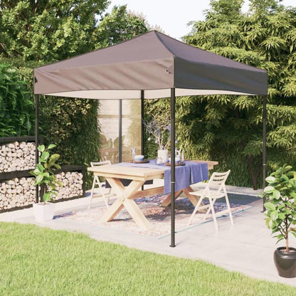 Party Tent Foldable Taupe 3X3 M