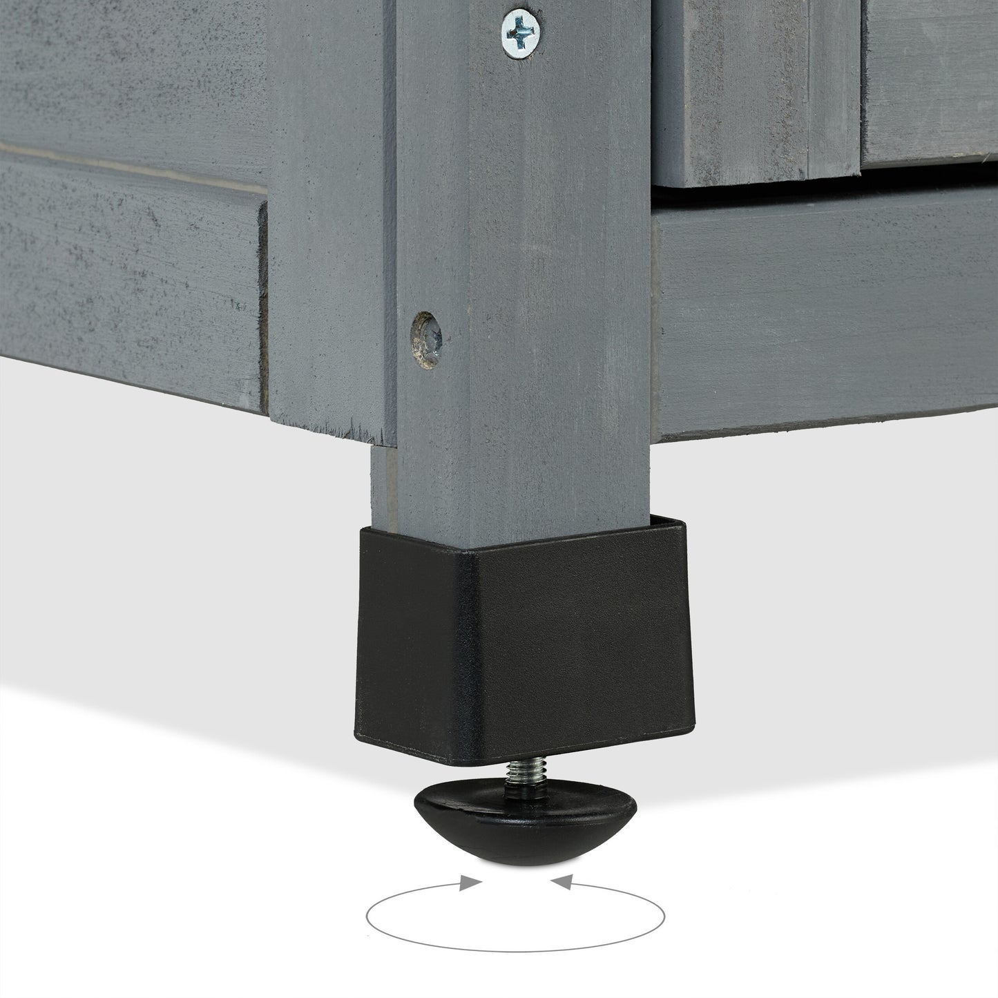 Plantenwerkbank – Tuinwerkbank – Plantenbank – Pottafel – Tuinmeubel – Groot Opbergvak – Stevig Grenenhout